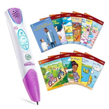 Imagem de Mega embalagem LeapFrog LeapReader System Learn-to-Read 10 livros, rosa