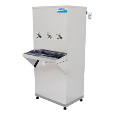 Imagem de Bebedouro De Água Gira Bebedouros Gira 100 Litros Inox 127v Gira 100 litros