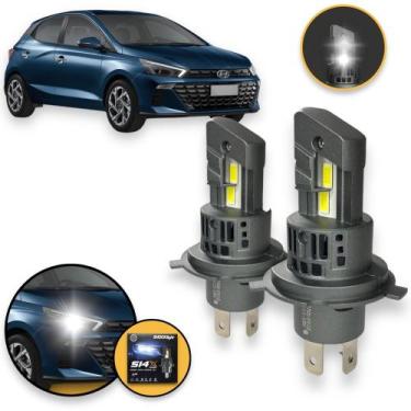 Imagem de Super Led Farol Auto Baixo S14x H19 Hyundai Hb20 2022 23 24 - Shocklig