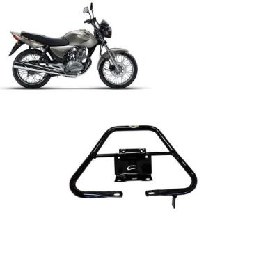Imagem de Alça Traseira Cg Fan 2000 2001 2002 2003 2004 2005 Preto - MA Motos