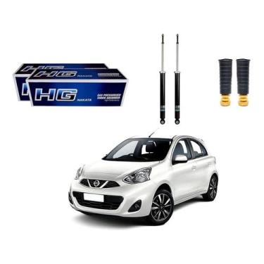 Imagem de Kit Amortecedor Traseiro March 1.0 1.6 2015 A 2020 - Nakata