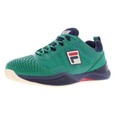 Imagem de Fila Tênis masculino Speedserve Energized, Verde ultramarino/Fila azul marinho/cru, 41