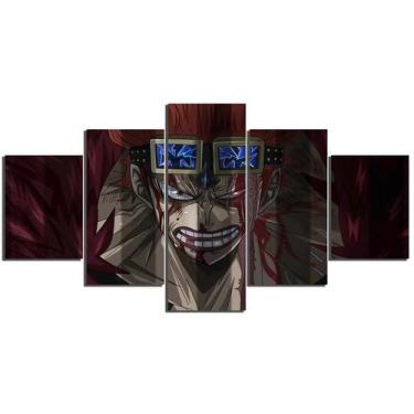 Imagem de Quadro Decorativo 5 Peças One Piece Personagem - KYME