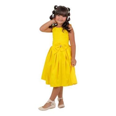 Imagem de Vestido infantil juvenil simples menina natal presente ano novo casame