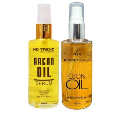 Imagem de Kit Óleo De Argan 60ml Trend + Ojon Divine Méches - HD Trend