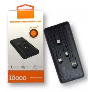 Imagem de Carregador cel Portátil Power Bank 10000mah 4x1 - peining