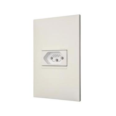 Imagem de Conjunto Tomada 20A 2P+T 4X2 Branca 615081Bc Pial Plus+ - Pial Legrand