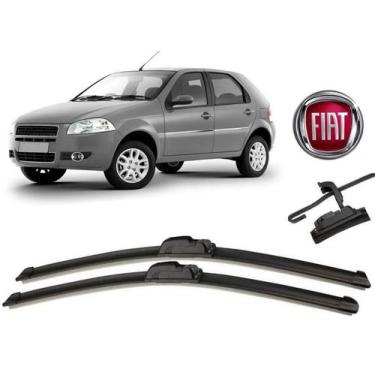 Imagem de Par de Palhetas para Limpador de Parabrisa Dianteiro Fiat Palio G4 - T