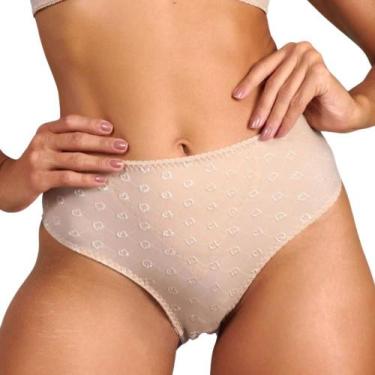 Imagem de Calcinha Cavada Duloren 129733 Reforço Frontal, M, Beige foncé