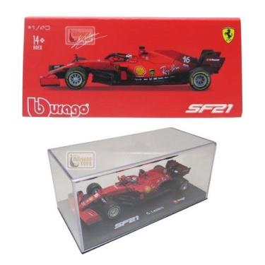 Imagem de Ferrari F1 SF21 - Charles Leclerc 16 - Acrílico - Formula 1 2021 - Fer