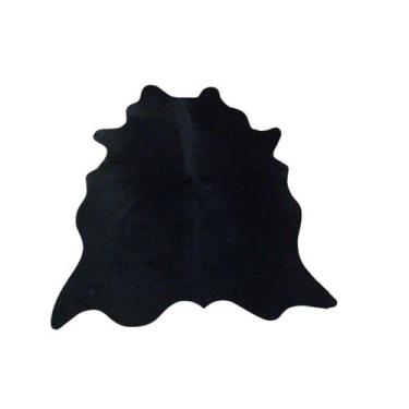 Imagem de Tapete De Couro Natural 1,70X1,80M Preto - Joli Tapetes