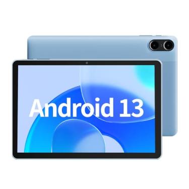 Imagem de Tablets Android 13 de 10,1 polegadas 2024, processador Octa-Core, 8 GB RAM 64 GB ROM 512 GB expansível, bateria de 6000 mAh, tela sensível ao toque HD IPS, 5G/2.4G WiFi6, Bluetooth 5.0, tela dividida,