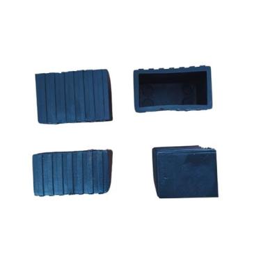 Imagem de Kit C/4 Ponteira Externa Quadrada Pvc 80x40mm Equipamentos - Suporte G