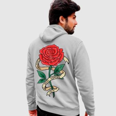 Imagem de Blusa Moletom Genuine Grit Masculina Estampada Algodão 30.1 Roses, Cin
