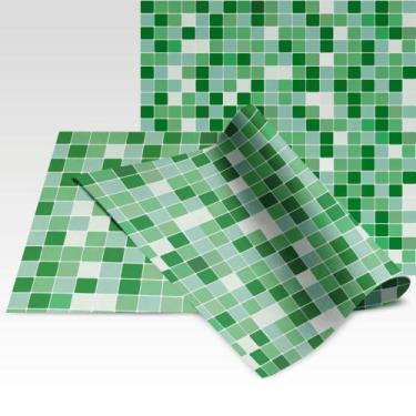 Imagem de Papel De Parede Adesivo Pastilhas Cozinha Banheiro Lavável 5m x 47cm -