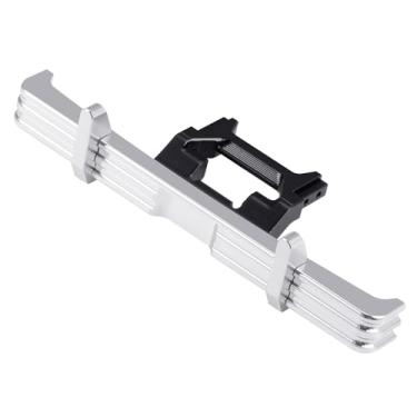 Imagem de MOHERO Front and Rear Bumper Set with Tow Hitch & Dual Exhaust for TRX4M High Trail F150 1/18 RC Car Upgrade Part (Front)