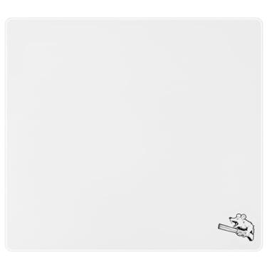 Imagem de SIROOLAC Mouse pad de vidro para jogos, 320 mm x 360 mm, visão em primeira pessoa, especial para jogos, vidro temperado durável de 3 mm de espessura com precisão e rapidez para atirar em adversários