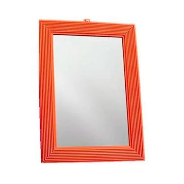 Imagem de Kit Com 3 Espelhos Multiuso Nº20 Borda Laranja - Coa Facil
