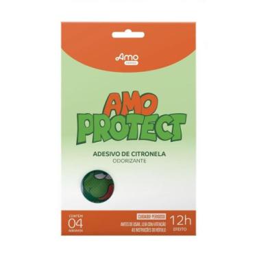 Imagem de Adesivo Repelente Natural de Citronela Amo Protect (4 Uni) - Babydeas