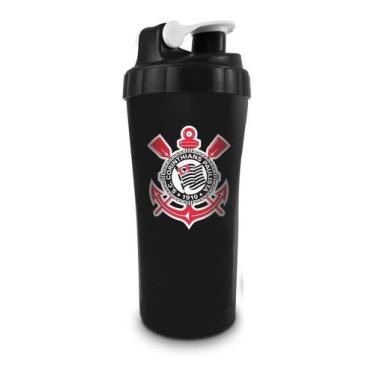 Imagem de Coqueteleira Corinthians Garrafa Academia Timão Oficial - Brasfoot