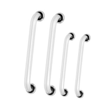 Imagem de Kit 4 Barras de Apoio 40 e 80cm alça suporte Deficiente Idoso Banheiro