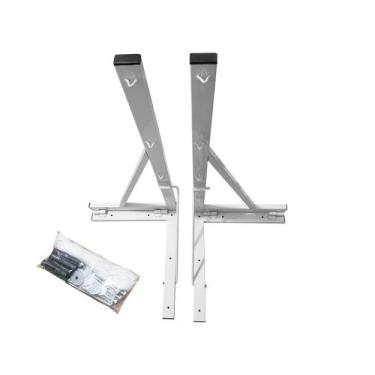 Imagem de Varal Articulado Estilo Mao Francesa Reforçado Branco - METALFER, BRAN