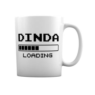 Imagem de Caneca Branca Presente Lembrancinha Dinda Loading - GMH Prod. Serv. e 