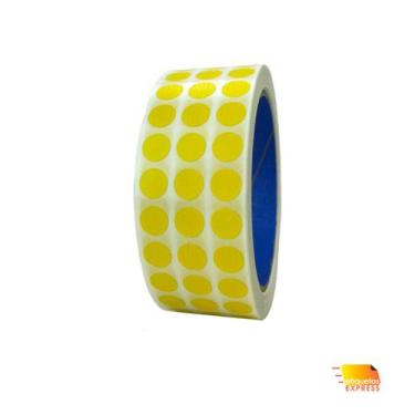 Imagem de Etiqueta Selo Bolinha Colorida 10mm - Rolo Com 5000 Adesivos - Etiquet