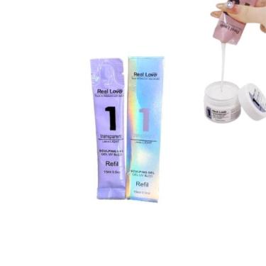 Imagem de Refil Sache Bisnaga Sculping Gel Real Love Transparente 15ml