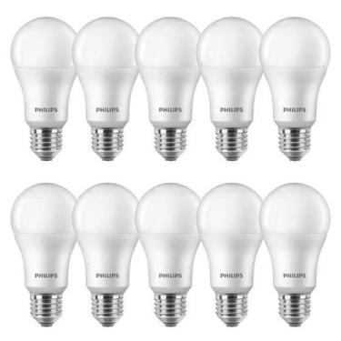 Imagem de 10x Lâmpada Led Bulbo Philips 7w 560lm Bivolt 6500k Bco Frio