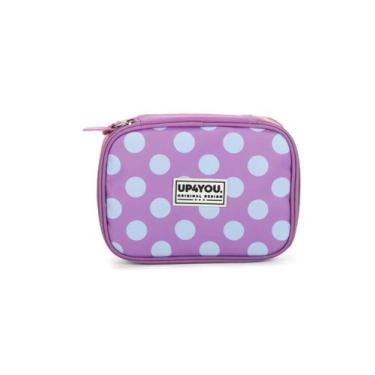 Imagem de Estojo Escolar 100 Pens Up4You Roxo Poá ET47064UP