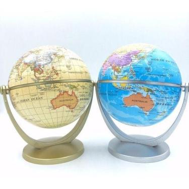 Imagem de Globo Terrestre C/base Inglês Letra 360 Rotação 12cm. - oem