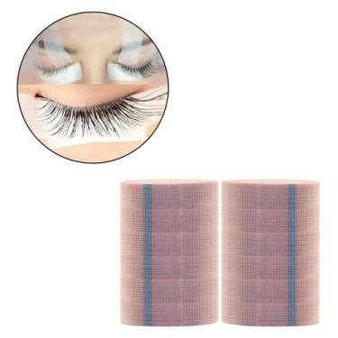 Imagem de 12 Rolos Fita Microporosa para Extensão de Cílios Profissional, Rosa -