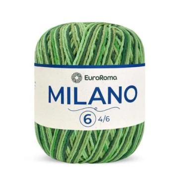 Imagem de Novelo euroroma milano 06 cor 802 esmeralda unidade