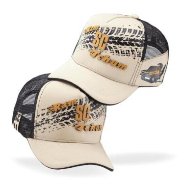 Imagem de Boné Boiadeira Ram Tchum Telinha Country Masculino Feminino - Pampas C