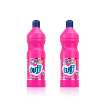 Imagem de Kit de 2 Alvejantes Tira manchas Sem Cloro Tuff Start 1 Litro para rou