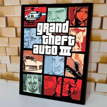 Imagem de Quadro Decorativo 20x30cm GTA (Grand Theft Auto) Colection - CP, 6