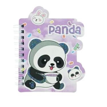 Imagem de Caderno Bloco de Anotações Espiral 60 FL Panda - INTERPONTE, Panda