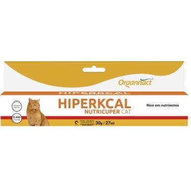Imagem de Suplemento Vitamínico Hyperkcal Nutricuper Cat 30g Organnact, 27ml
