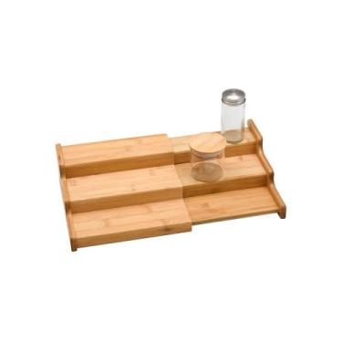 Imagem de Rack Organizador Extensível de Bambu All Saved - OIKOS