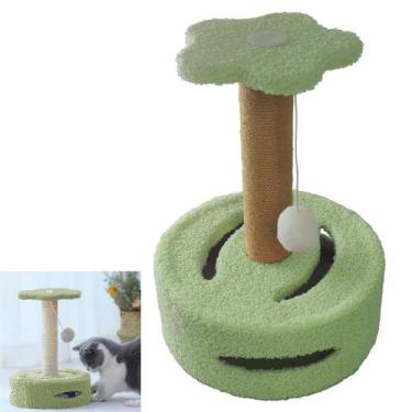 Imagem de Arranhador para Gatos Bola Brincadeira Arranhar Brincar Pet Shop Sisal