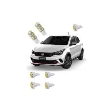 Imagem de Kit Lâmpadas Led Fiat Argo Pingo Torpedo Super Branca - Blue Lion