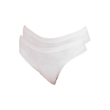 Imagem de Kit com 2 Calcinhas Biquíni Hope S38020, Branco, G