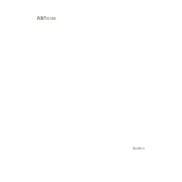 Imagem de ABNotes Dot Grid L A4 White: Quadernone/Taccuino Puntinato per Bullet Journal o Lettering - Bianco - 100 Pagine - Con puntini chiari distanti 5 mm - Fogli spessi