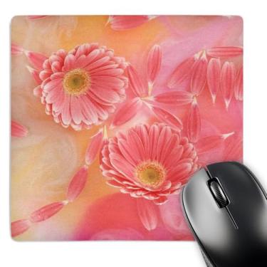 Imagem de 3dRose LLC Mouse pad Gerberas rosa pétala 20 x 20 x 0,25 (mp_80616_1)