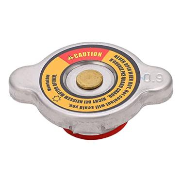 Imagem de Tampa do Tanque de água do Motor, Tampa do Tanque de Combustível de Liga de Alumínio, Bom Padrão de Vedação para Veículos Pesados (Vermelho Pequeno)