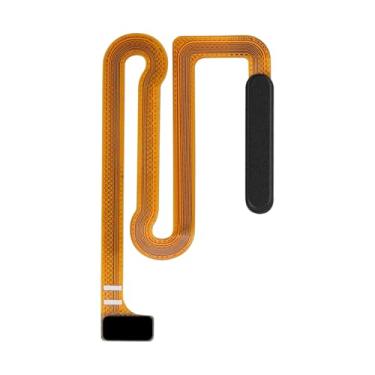 Imagem de BESJMYT Botão Liga/Desliga e Sensor de Impressão Digital Cabo Flex Substituição para Samsung Galaxy A14 Cabo Flexível Liga/Desliga Botão de Controle Conector Peças de Reparo SM-A145F (Preto)