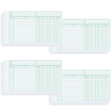Imagem de Skyygemm 400 folhas contábeis 12,7 cm x 21,6 cm folhas extras livros contábeis de papel para contabilidade bloco colunar para contas comerciais a pagar com colunas de saldo de crédito de débito