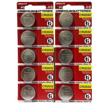 Imagem de Pilha Bateria CR2032 Panasonic Original 10 unidades