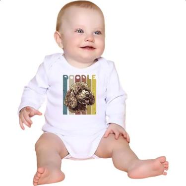 Imagem de Body intantil Poodle retro vintage - Alearts, G